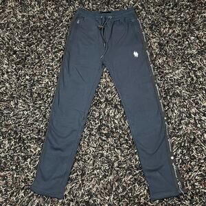 Homme Femme  Women’s Black Sweat Pants Zip Pockets Sz S New